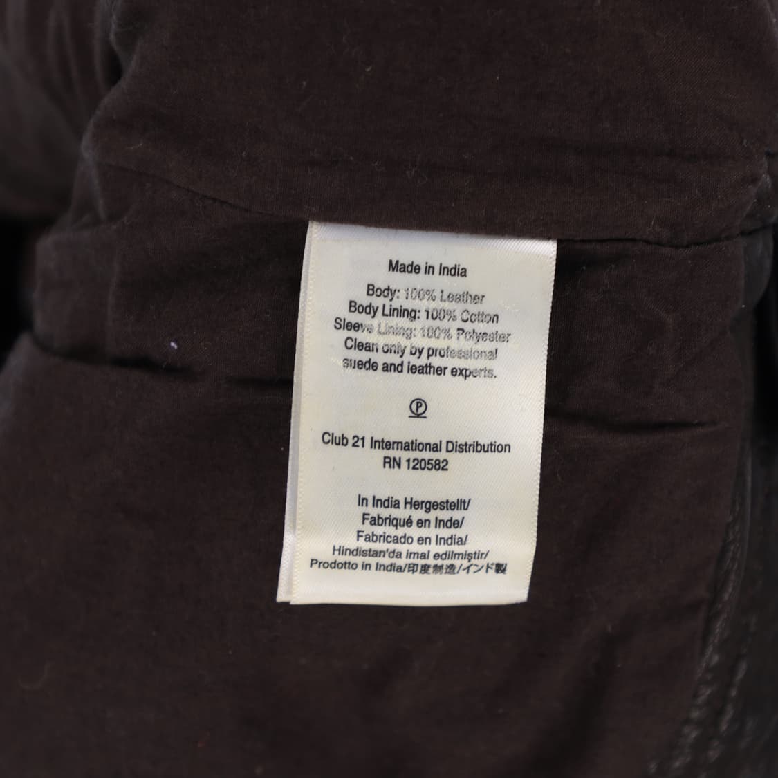 M DKNY 유틸리티 포켓 가죽 자켓 N7189 상품이미지7
