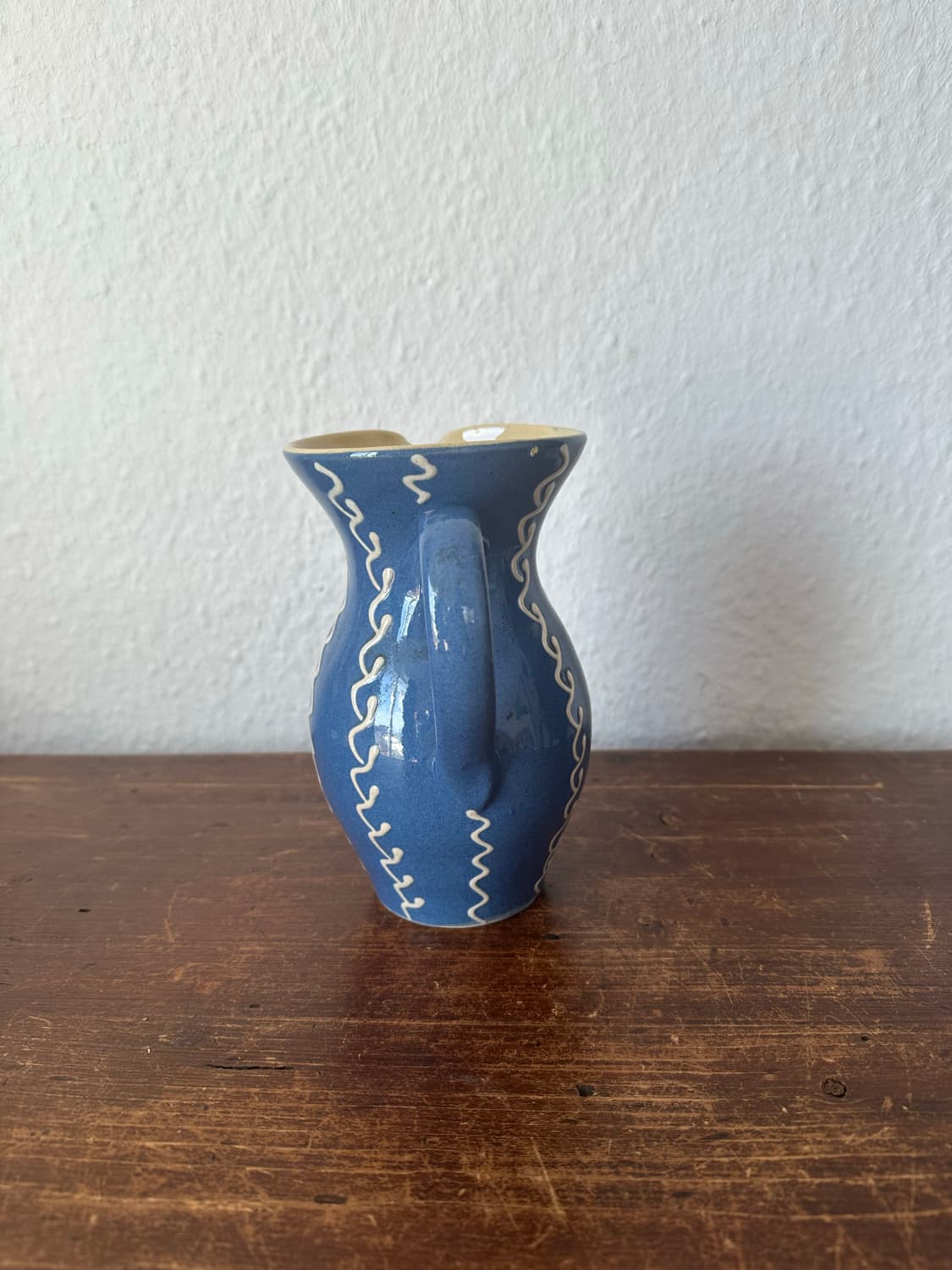 독일)빈티지 파랑 화병(핸드메이드) 상품이미지4