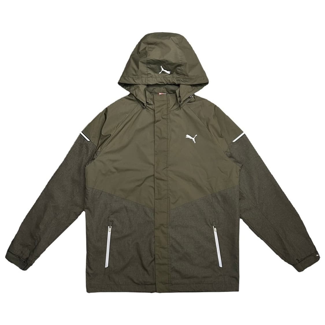 퓨마 윈드 트랙 후드 자켓 카키 L 상품이미지1