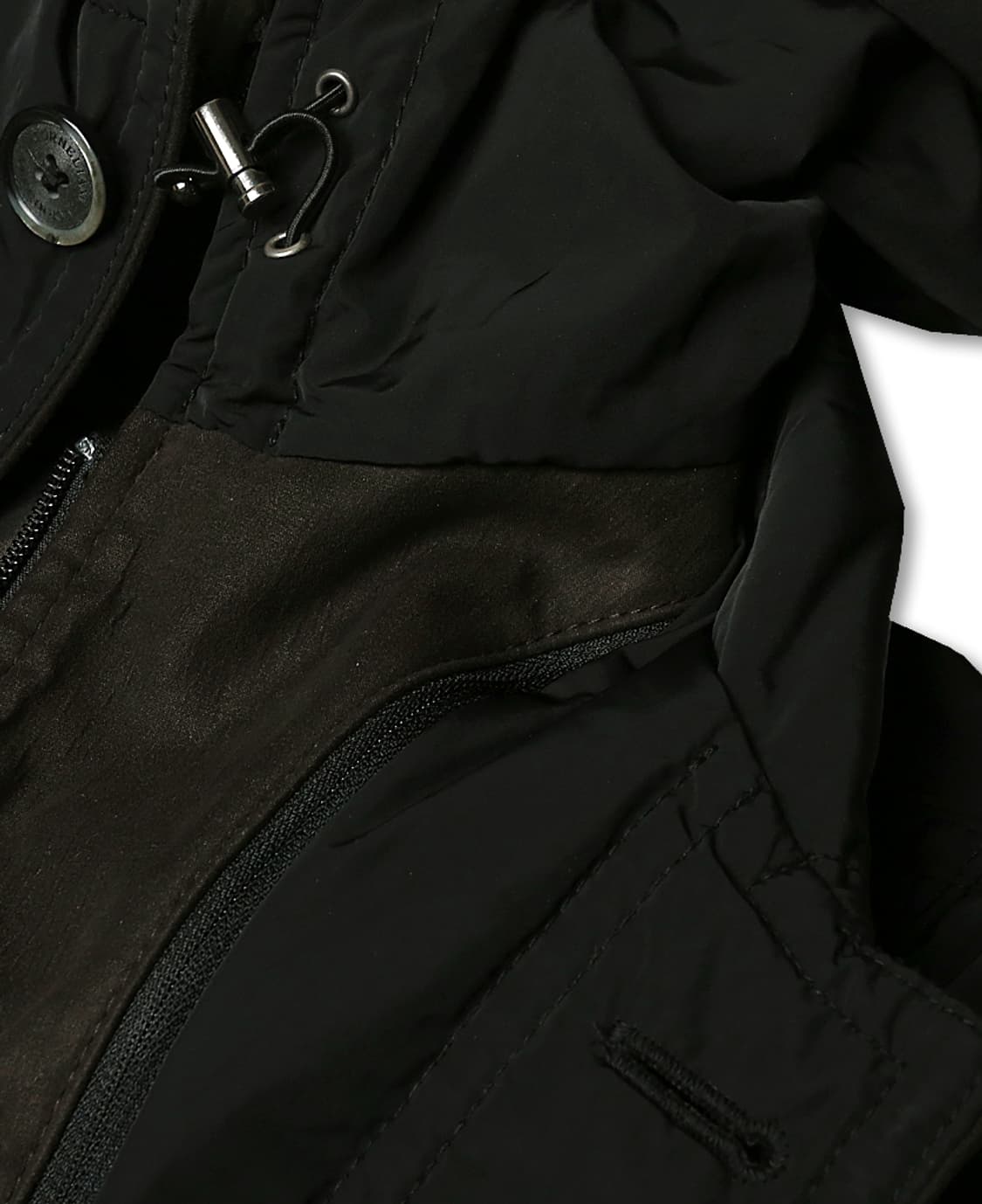 꼬르넬리아니 [Corneliani] 블랙 트렌디 후드 패딩 코트 상품이미지6