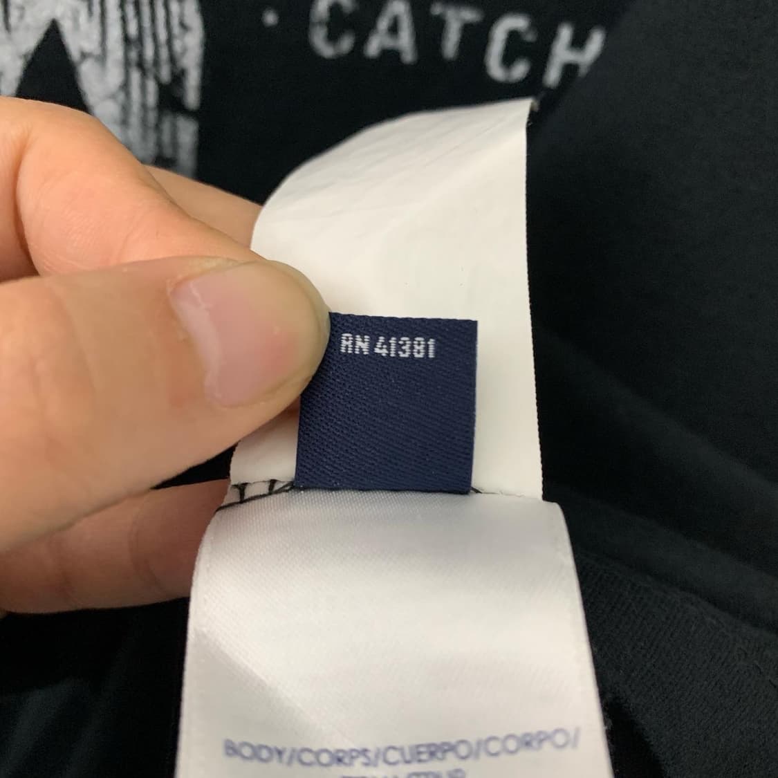 챕스 블랙 캣피쉬 프린팅 하프 티셔츠 상품이미지6