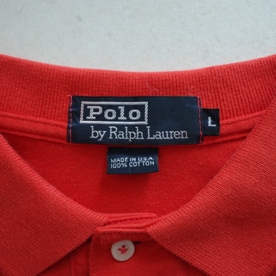 폴로 90s  MADE IN USA 골프자수 카라티 L 상품이미지5