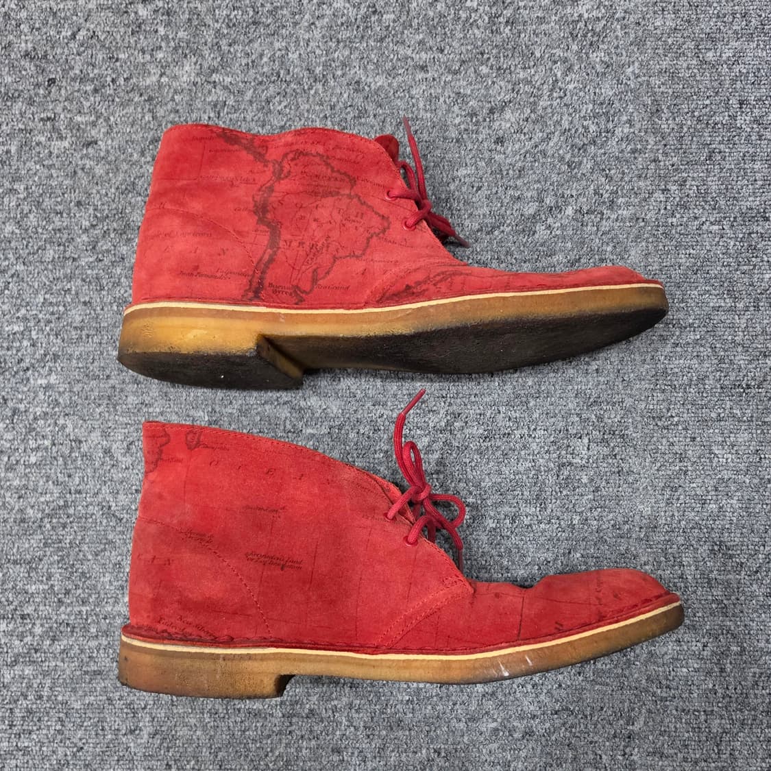 슈프림 x 클락스 데저트 맵 스웨이드 처커부츠 데저트 부츠 US 9.5 상품이미지4