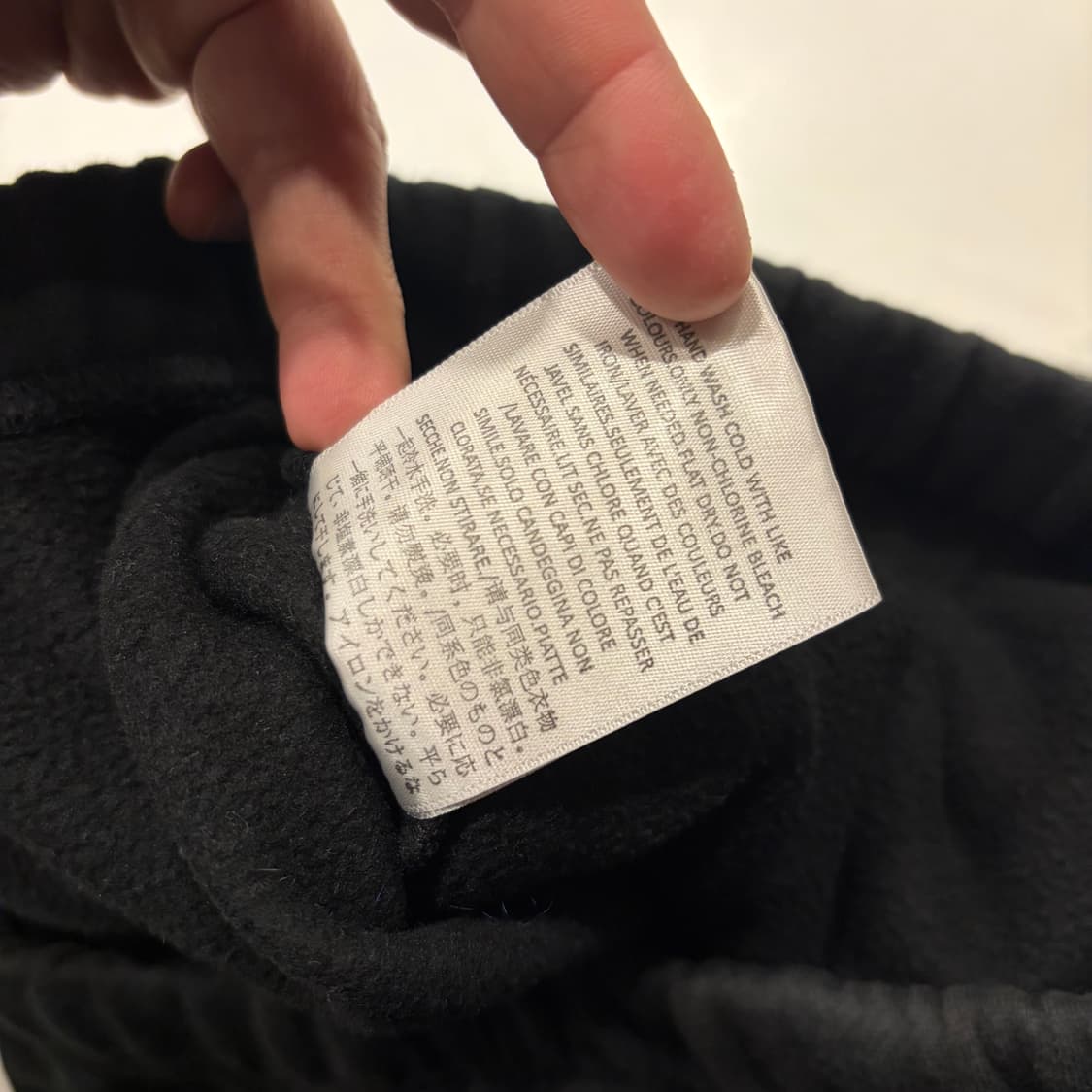 [S] 에센셜 피어오브갓 코어 블랙 조거팬츠 B897 상품이미지7