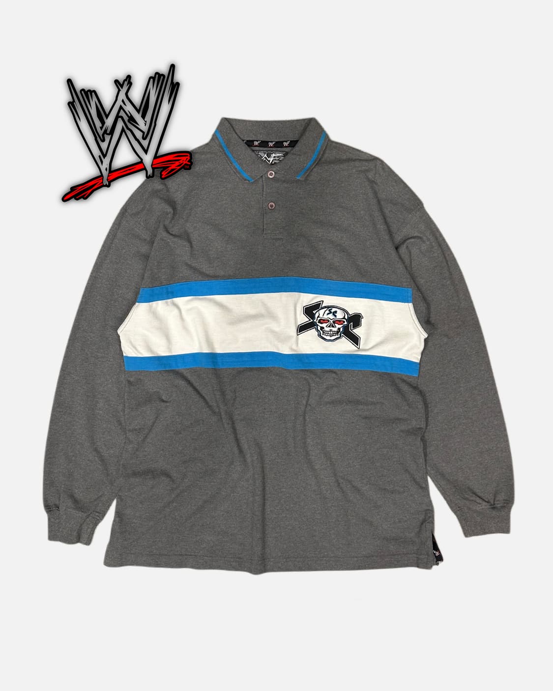 WWF WWE 99's signature skull patch pk t 상품이미지1