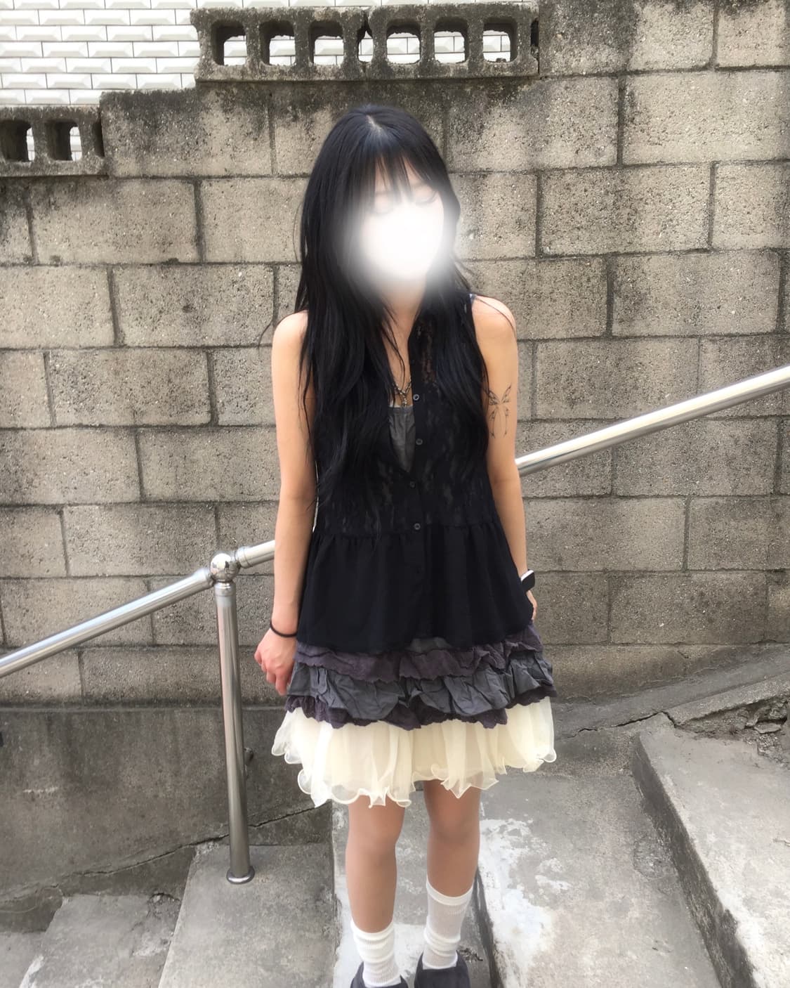 빈티지 다크 캉캉 코디세트 상품이미지2