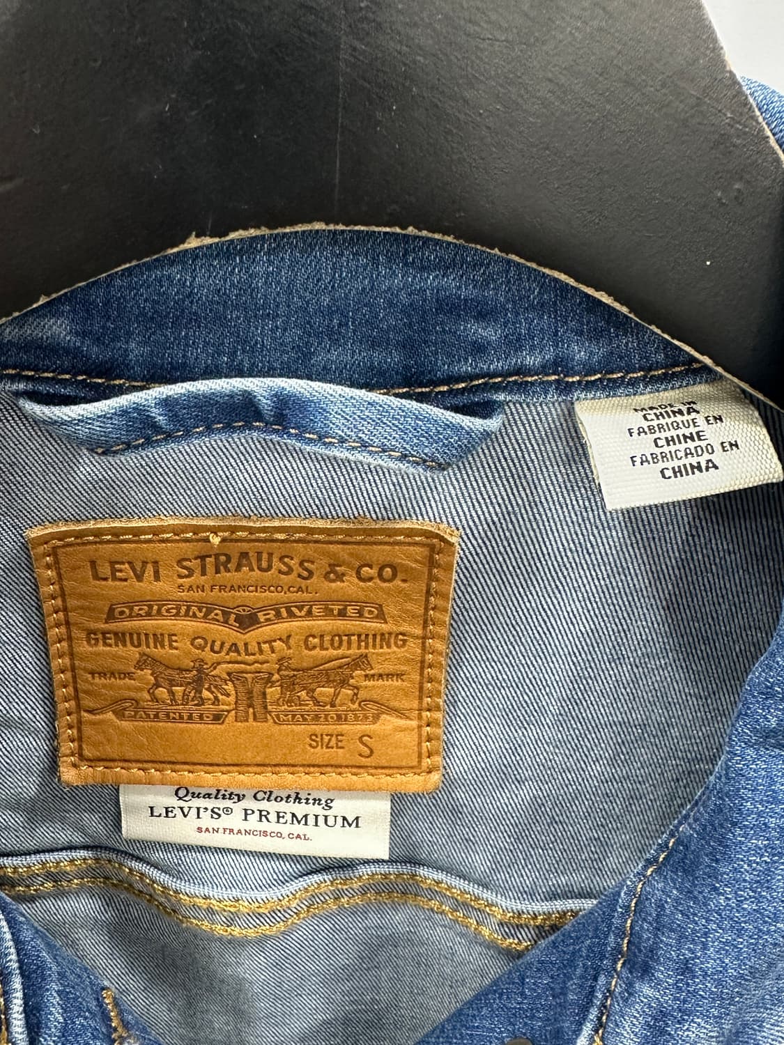 리바이스 프리미엄라인 트러커 데님 자켓 S 상품이미지7