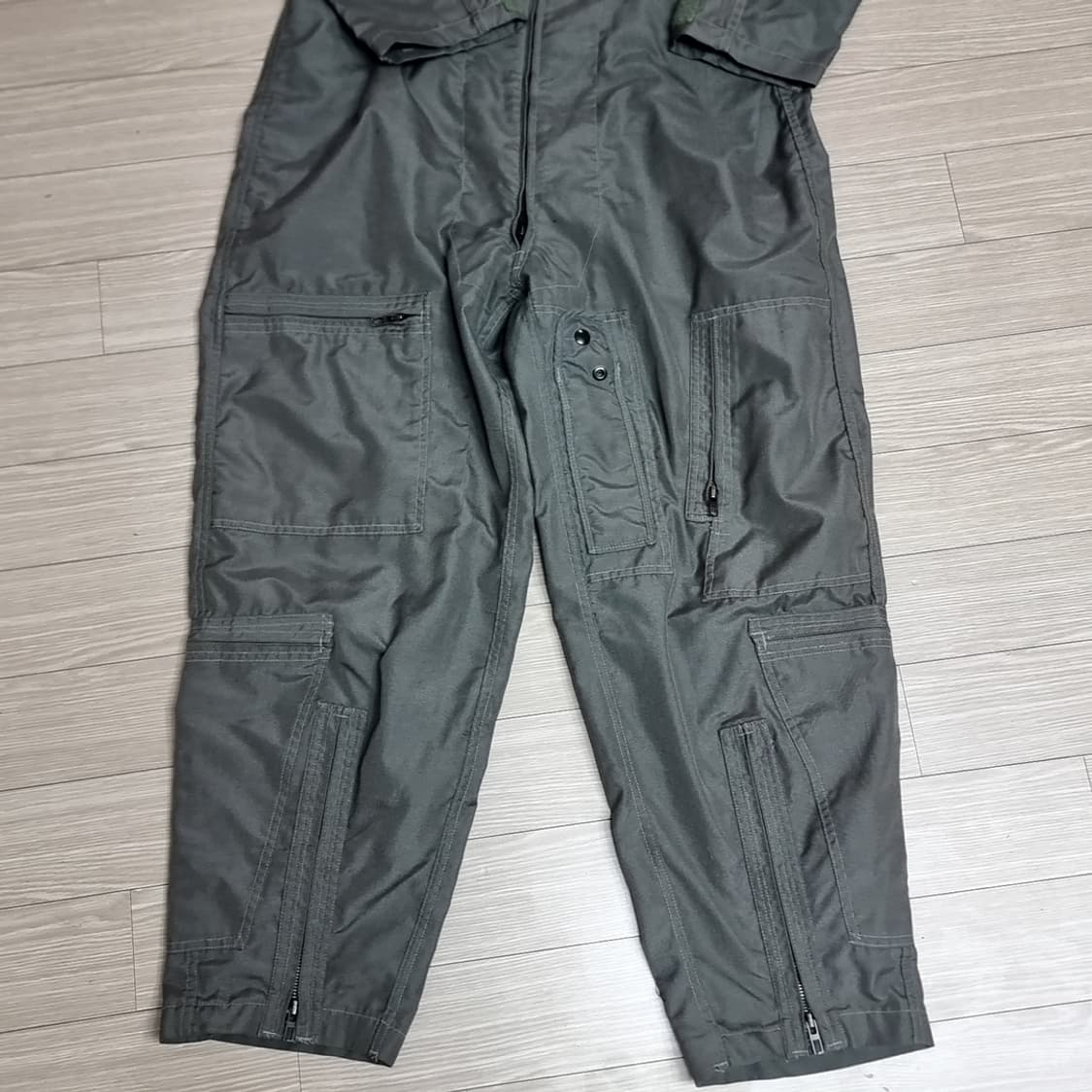 미군 방염 항공 점프 슈트 작업복 올인원 카키(100-105) 상품이미지2