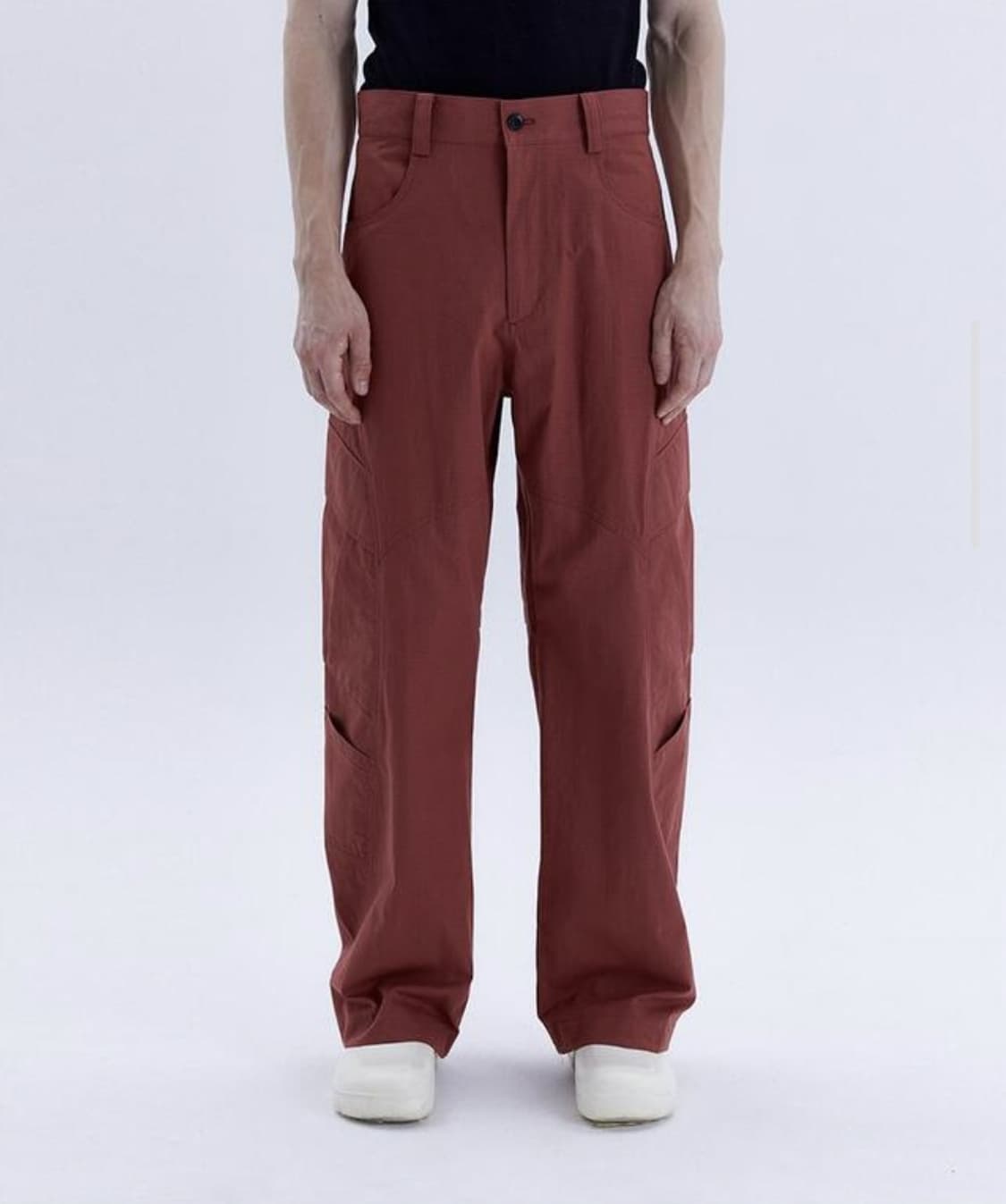 기명 커브드 카고팬츠 50 브릭 상품이미지2