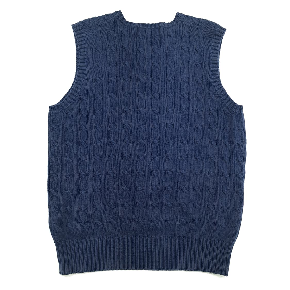CN749 M 폴로 랄프로렌 네이비 케이블 니트 조끼 베스트 상품이미지6
