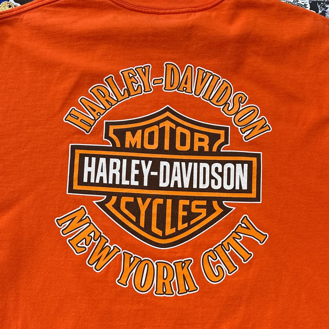 00s USA 할리데이비슨 플레임 롱슬리브 티셔츠 XL 상품이미지4
