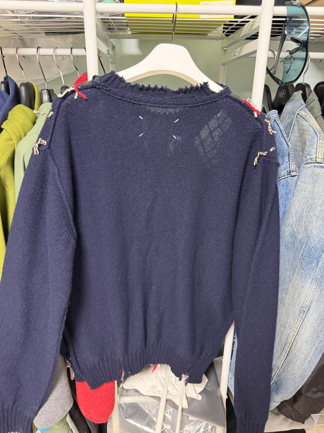 Maison Margiela  디스트로이드 아가일 니트 M 상품이미지7