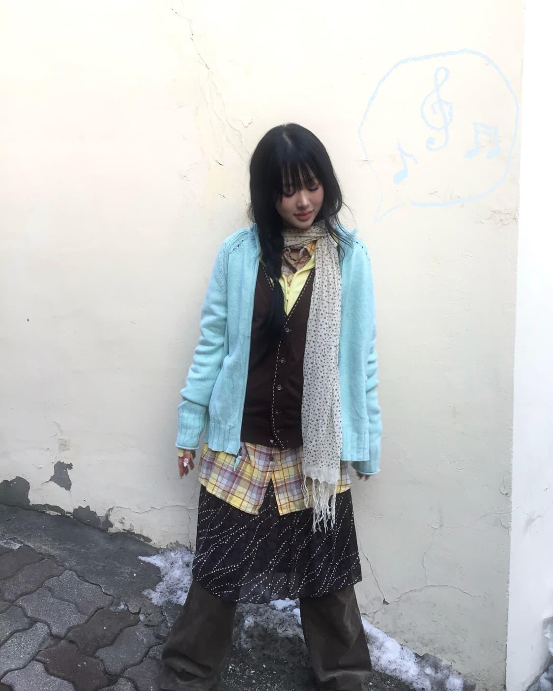 빈티지 핀터걸 코디세트 상품이미지3