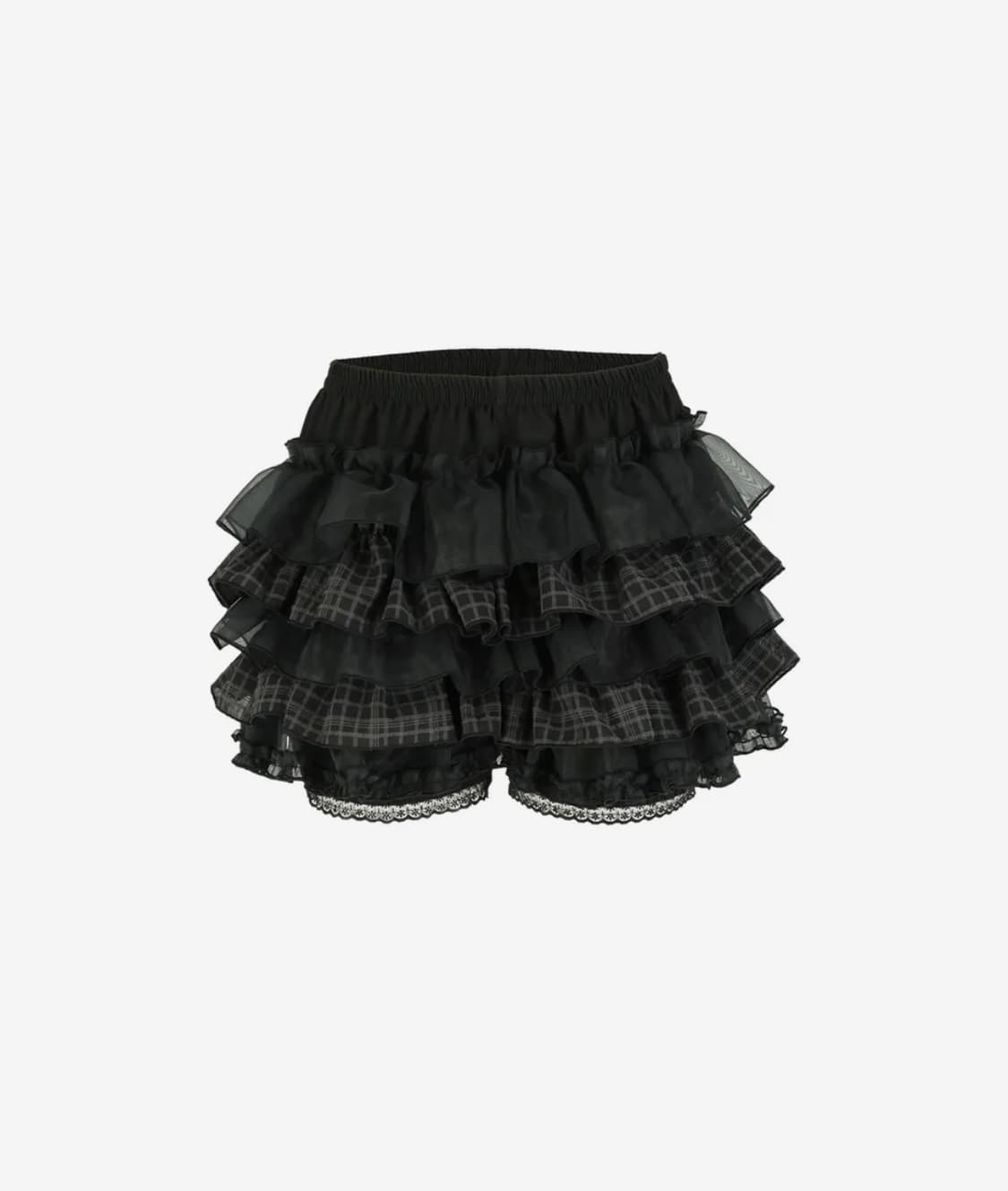 새상품) 일리오 체크 튜튜 쇼츠 스커트 상품이미지2