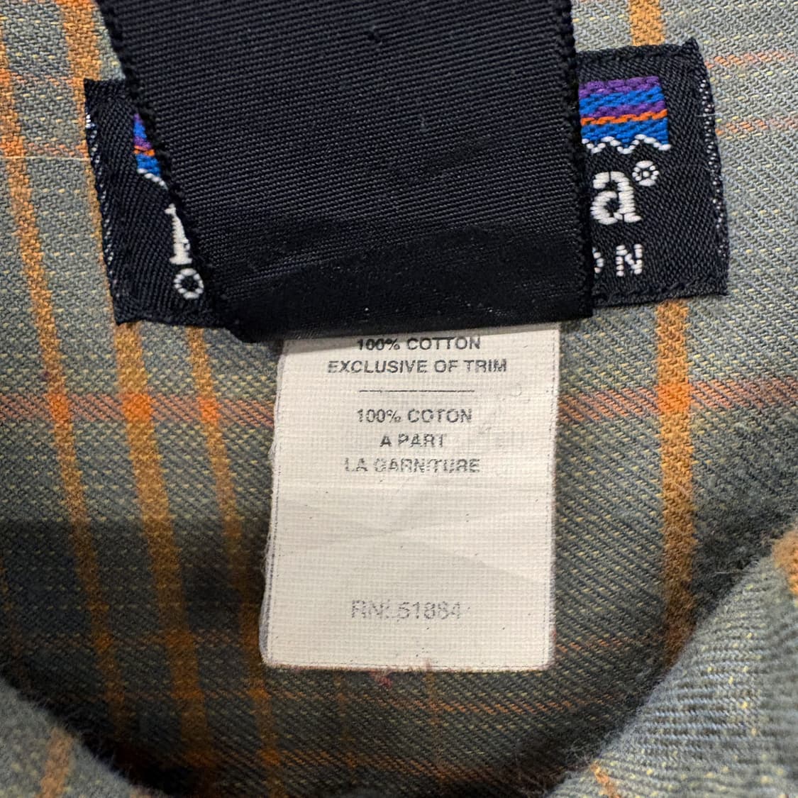 00s 파타고니아 오가닉코튼 멀티플래드 체크 워크셔츠 N196 상품이미지6