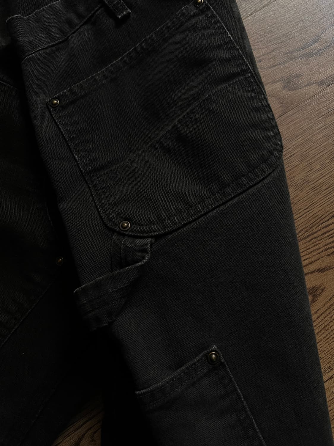 [34]칼하트 USA 블랙 더블니 워크 팬츠 상품이미지7