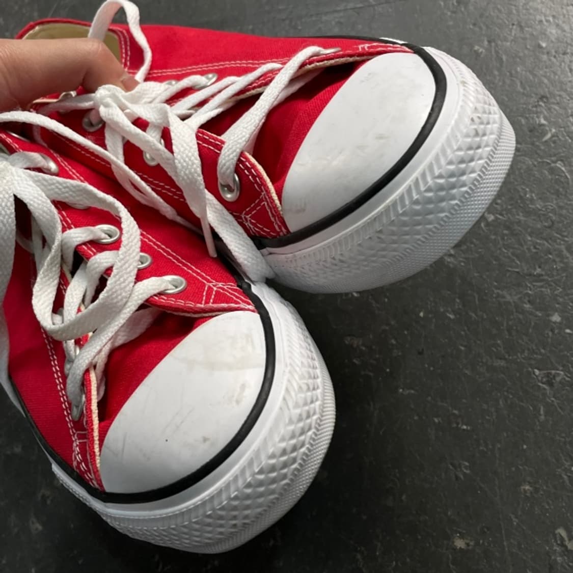 265 컨버스 로우 레드 새상품 상품이미지7