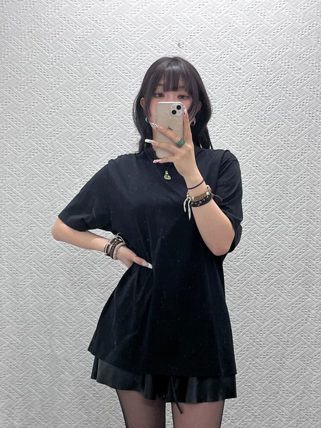 요지야먀모트 Y-3 아디다스 무지 올블랙 반팔티 M C11397 상품이미지2