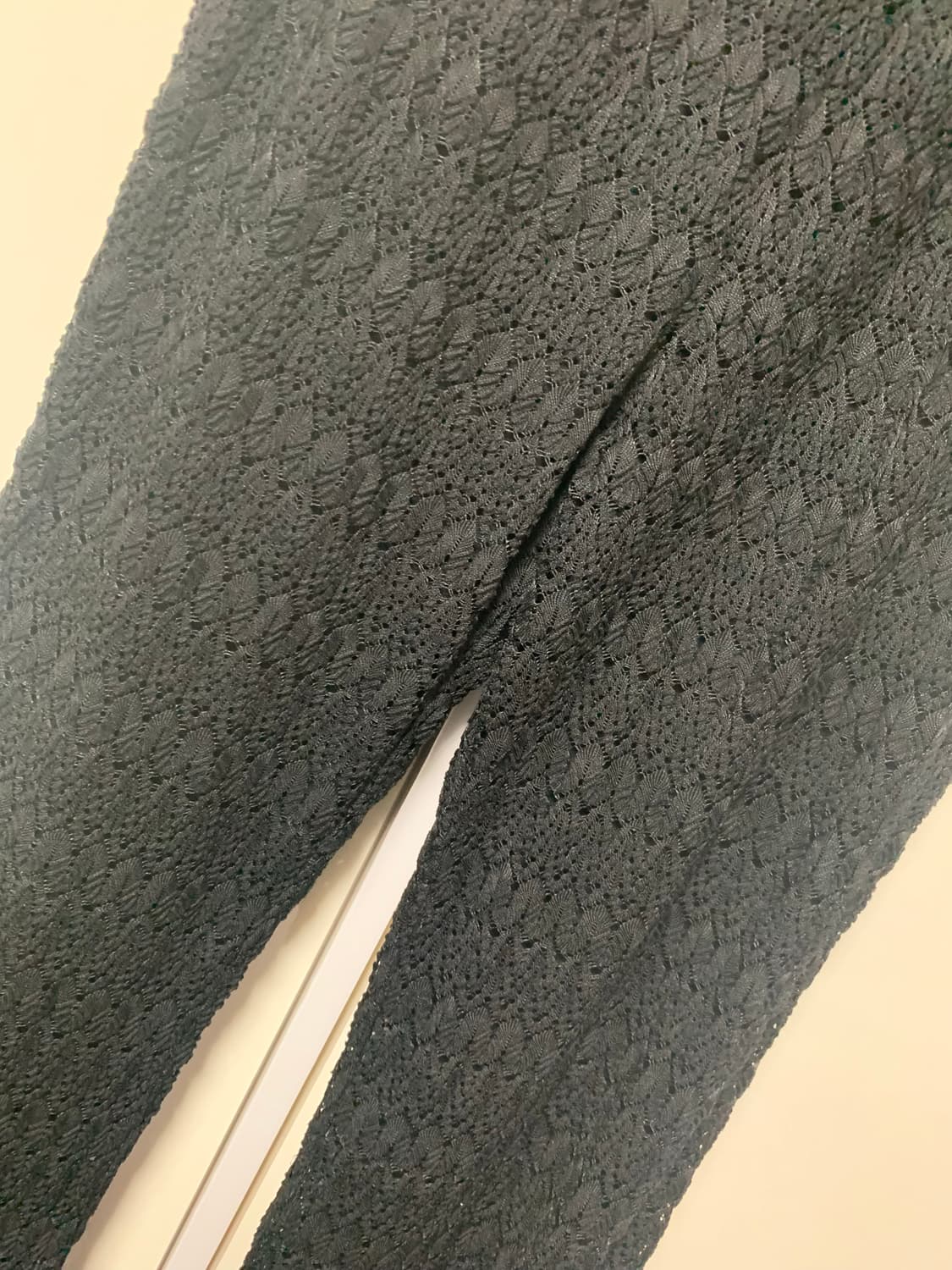 모리걸 하구미 블랙 레이어드 레이스 팬츠 상품이미지3