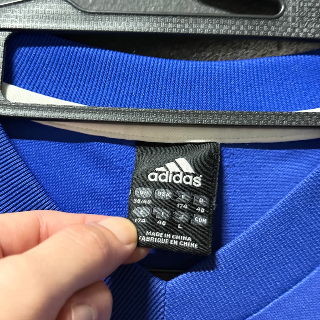 00s 아디다스 올드스쿨 스포티 배색 롱 슬리브 져지 티셔츠 상품이미지8