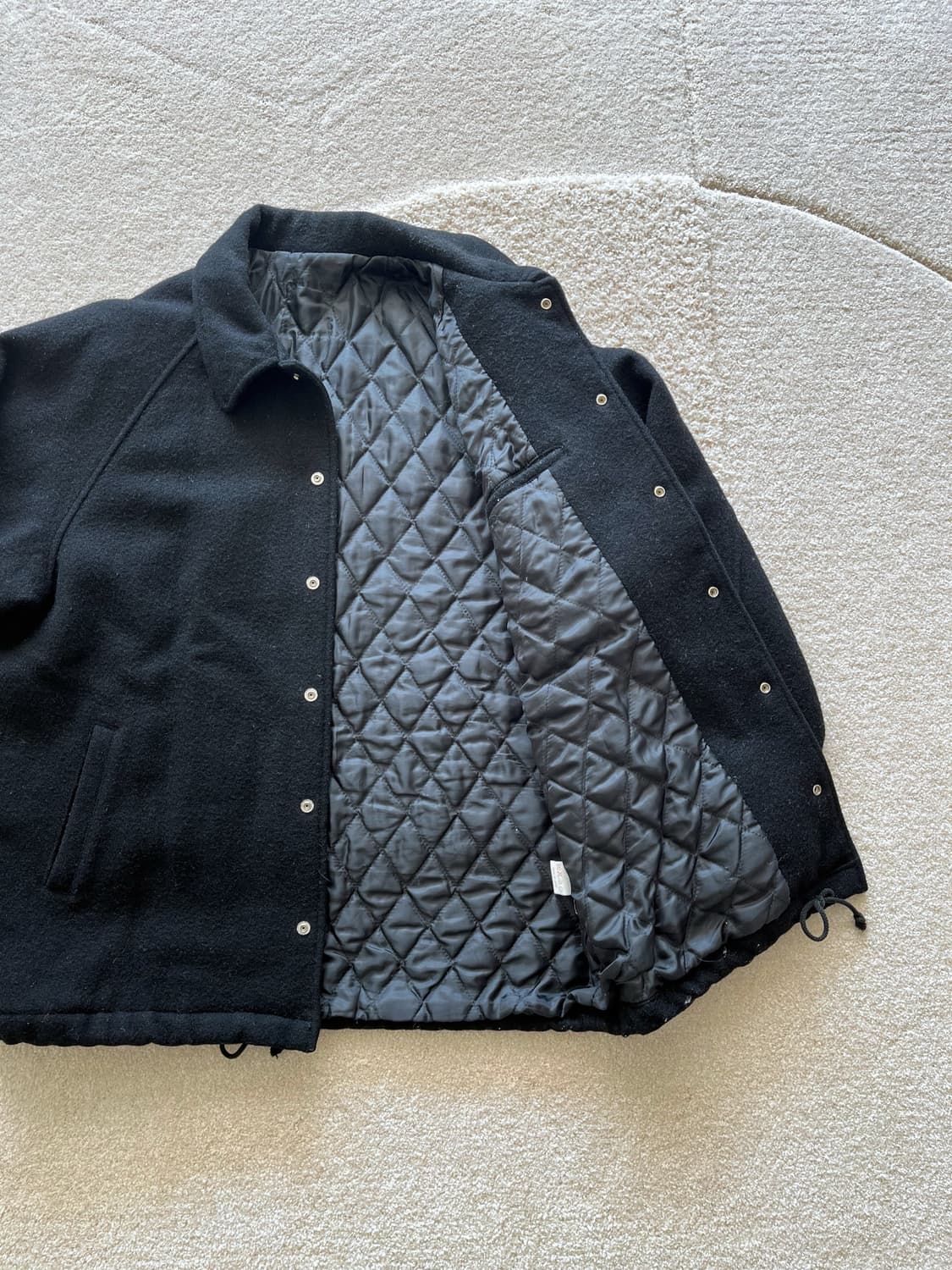 VAN JAC 퀄팅 울 봄버 자켓 (105-110) 상품이미지6