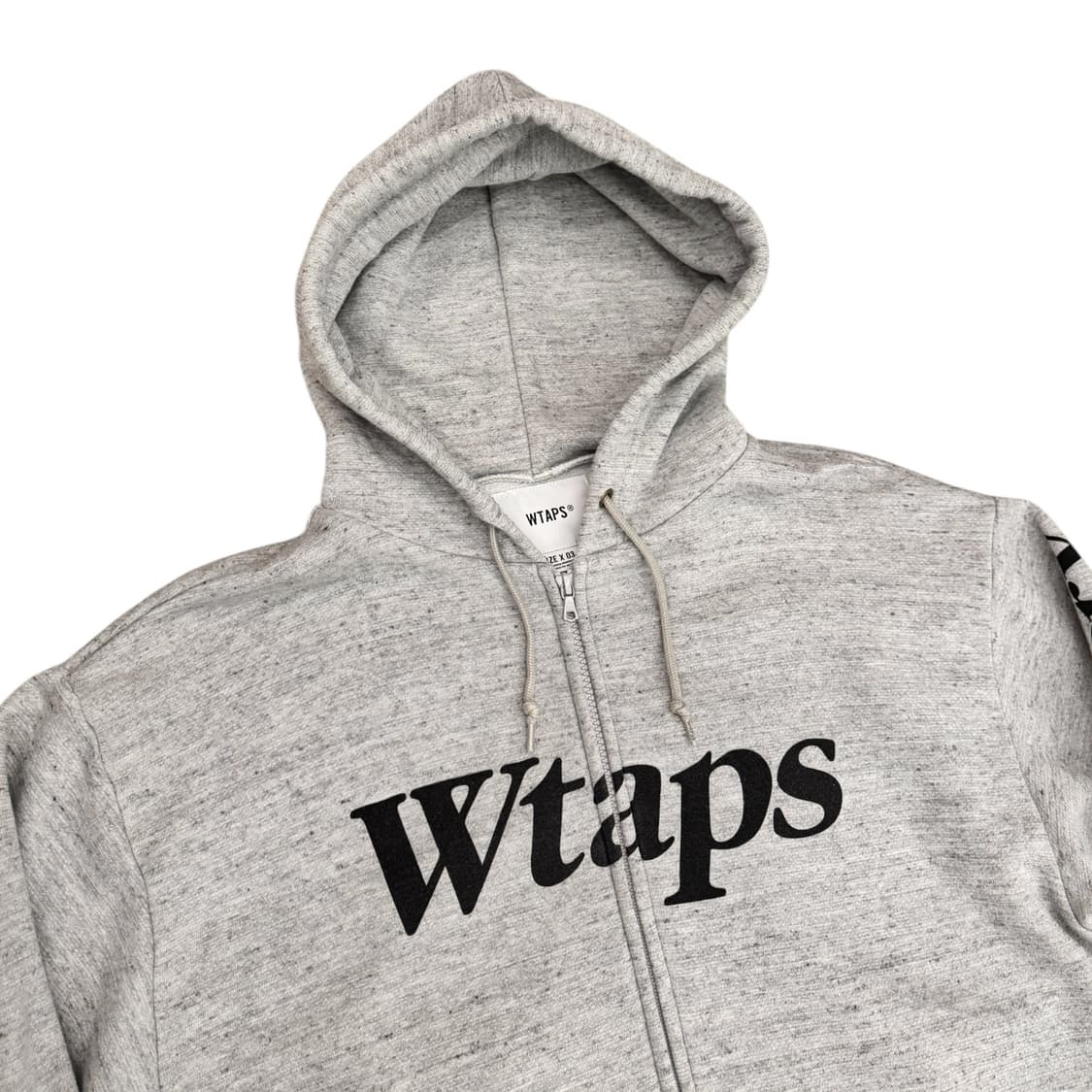 WTAPS 더블탭스 아카데미 집업 스웻셔츠 후드 집업 그레이 상품이미지5