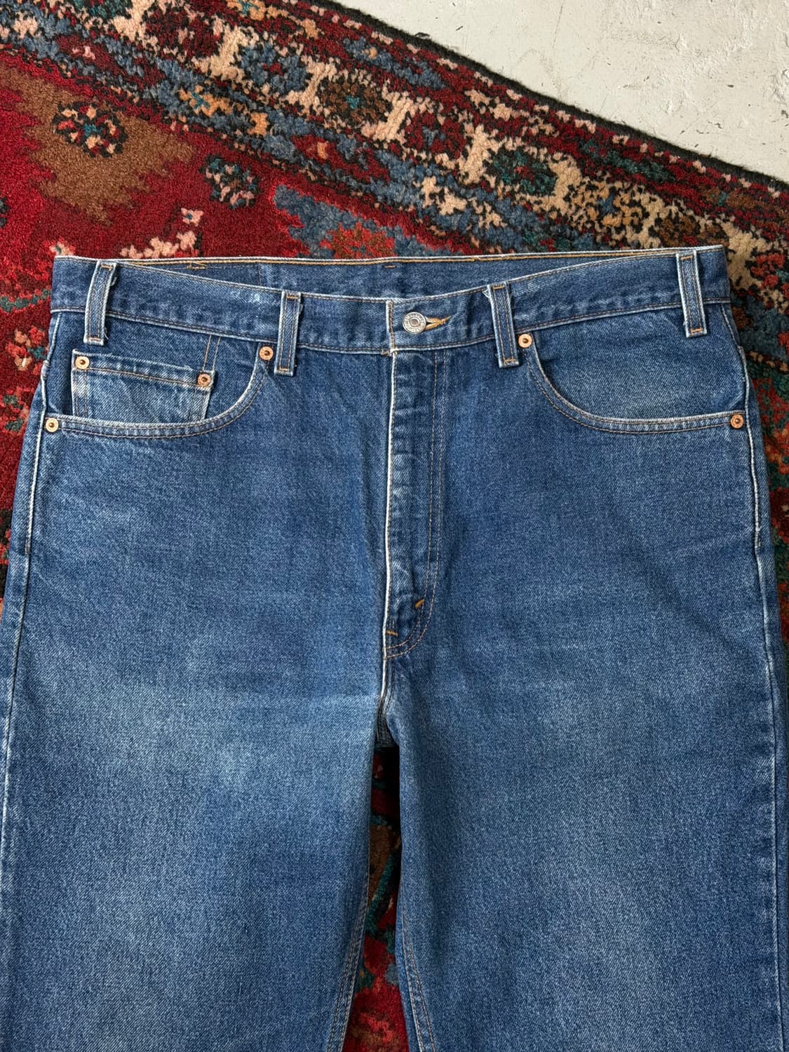 90's USA 빈티지 리바이스 517 부츠컷 플레어진 상품이미지5