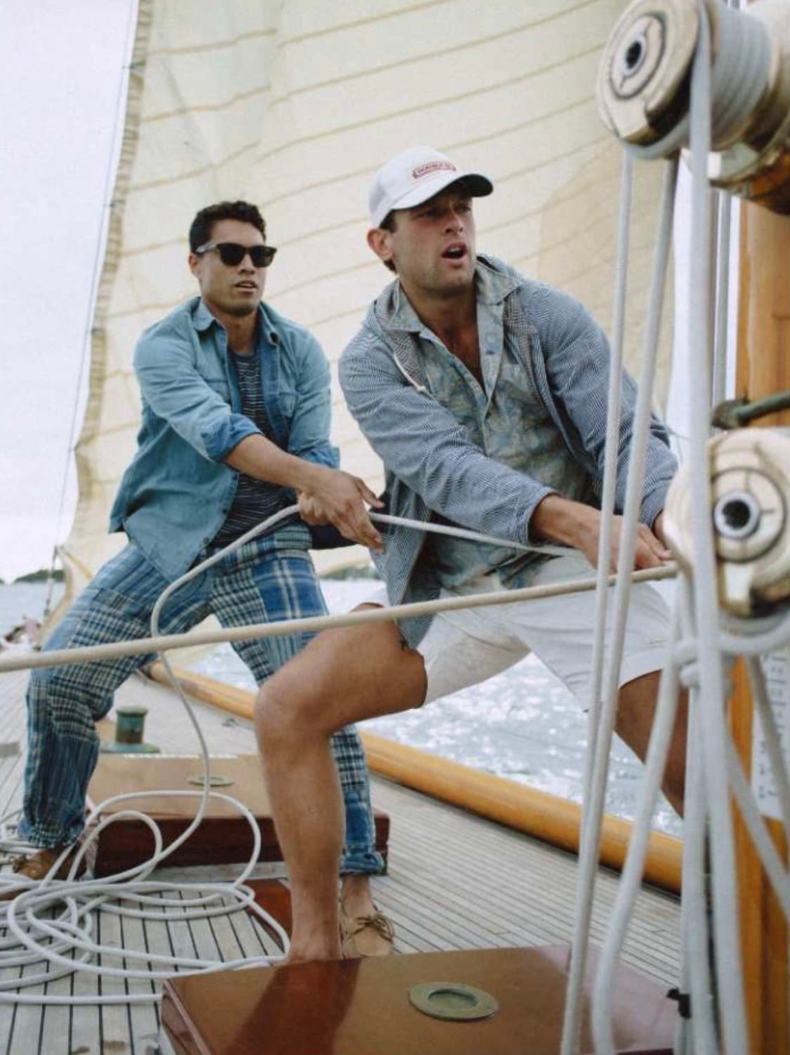 RRL 더블알엘 25SS 로고 패치 트러커 캡 크림컬러 신품 상품이미지3