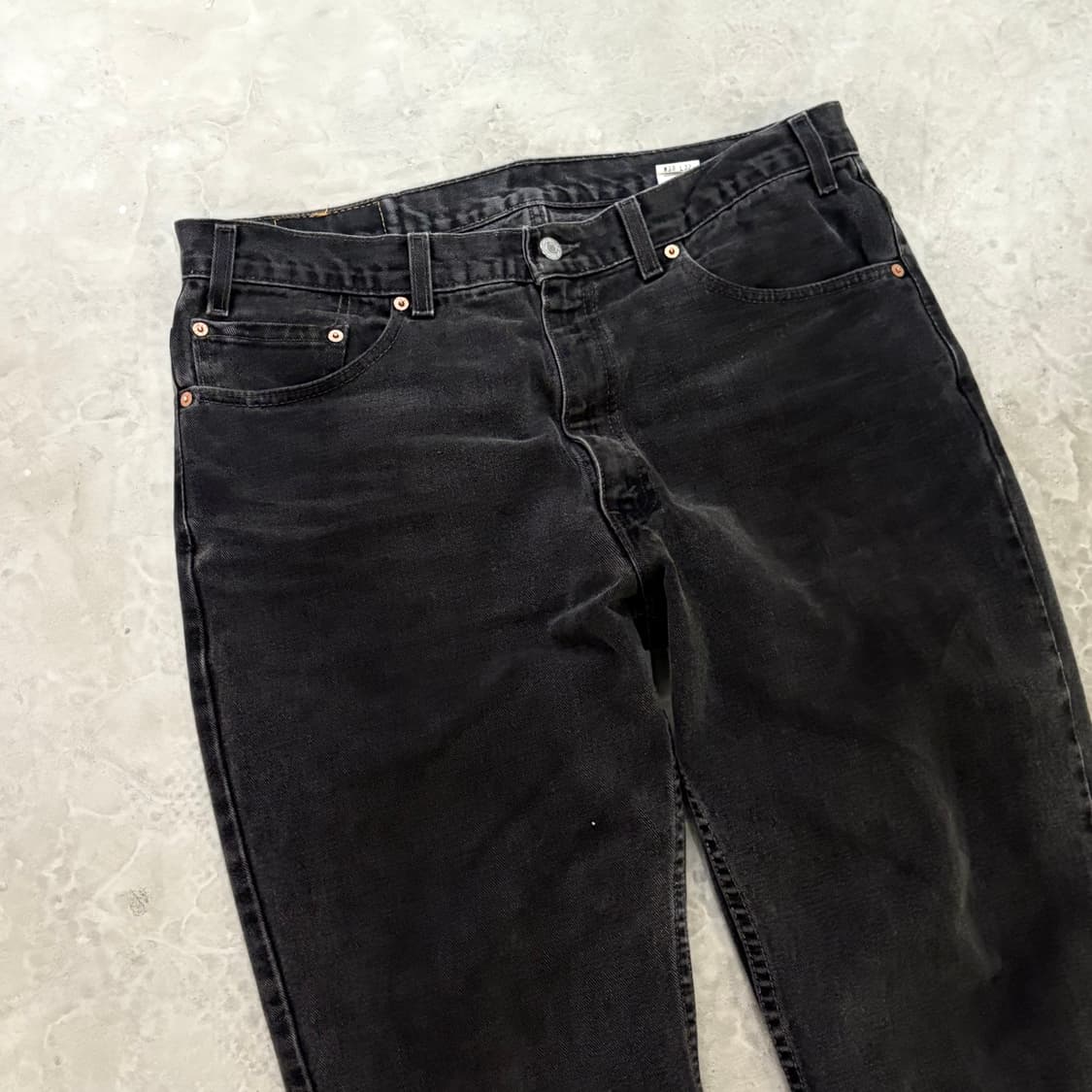 [38/32] USA🇺🇸 리바이스 517 레드탭 데님 흑청 블랙 상품이미지3