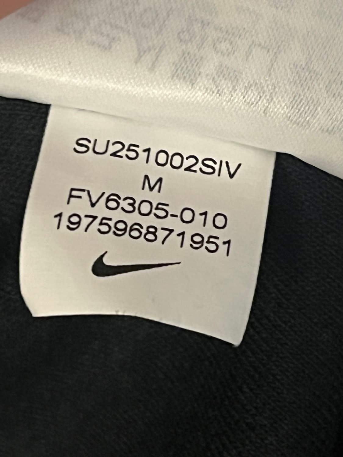 나이키 스우시 윈드러너 바람막이 블랙 [M] 상품이미지8