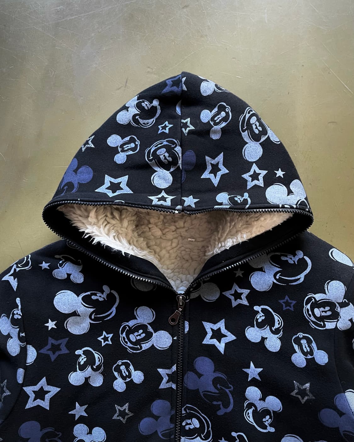 Old DISNEY Japan Fleece Lining Hood JK 상품이미지5