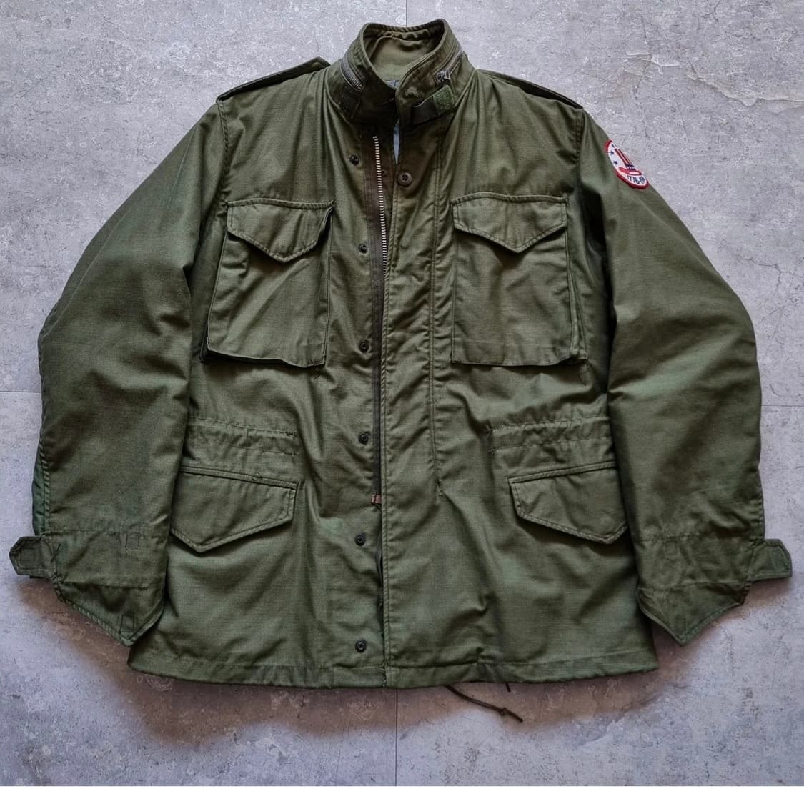 60's 2nd M-65 필드자켓 그레이 안감 상품이미지1