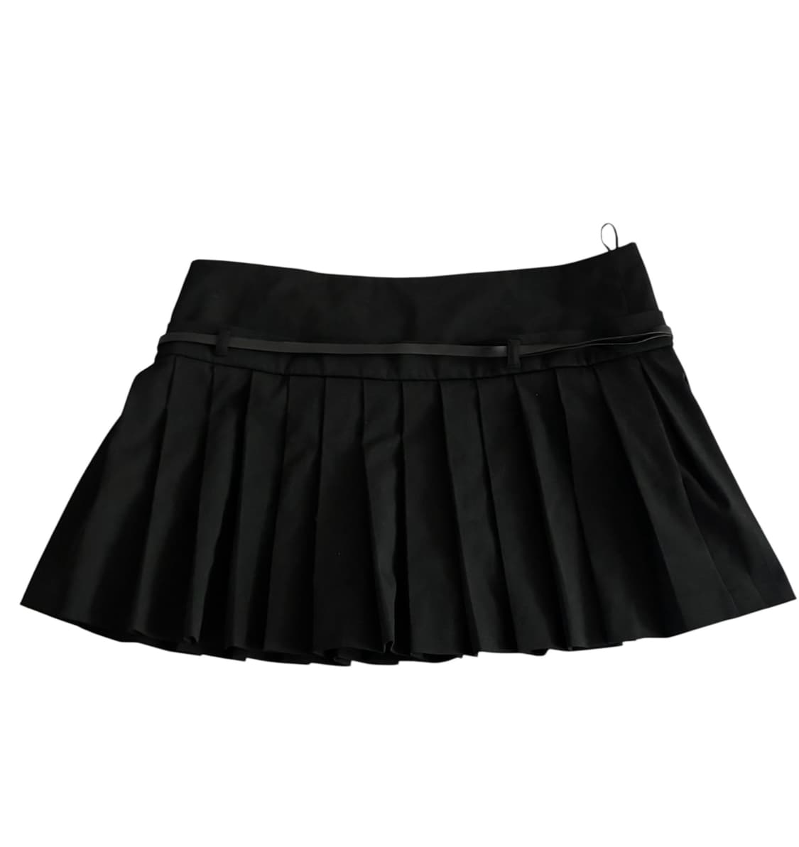 zara 자라 벨트 플리츠 미니 스커트 치마 블랙 빈티지 상품이미지6