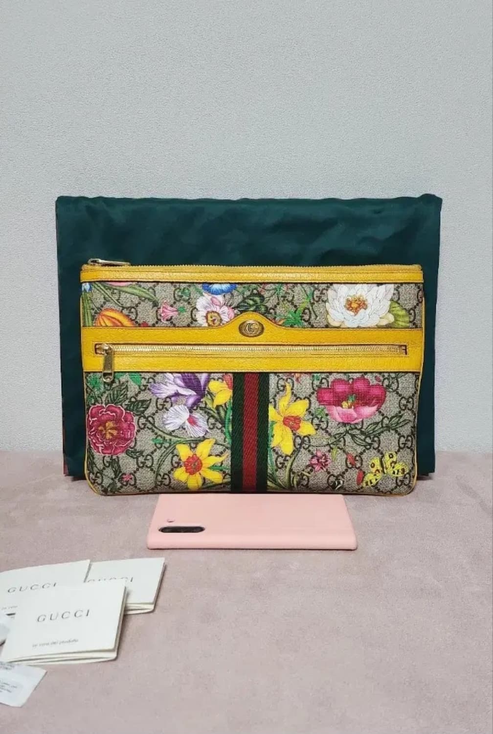 GUCCI 구찌 마몬트 오디피아 플로라 클러치 한정판 가방 백 플라워 상품이미지2