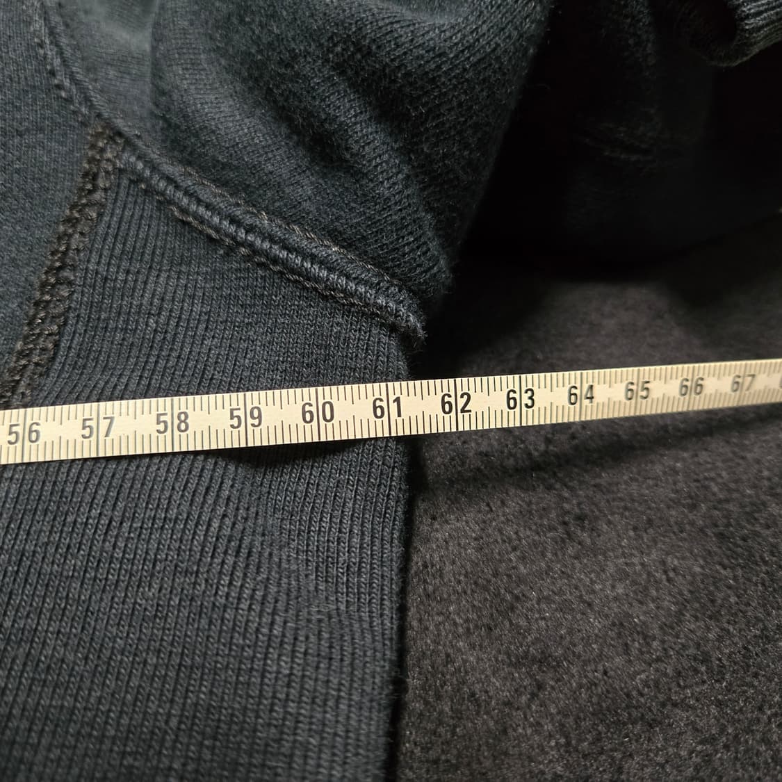 XL 폴로랄프로렌 써멀 헤비코튼 투웨이 집업 후드 블랙 상품이미지8