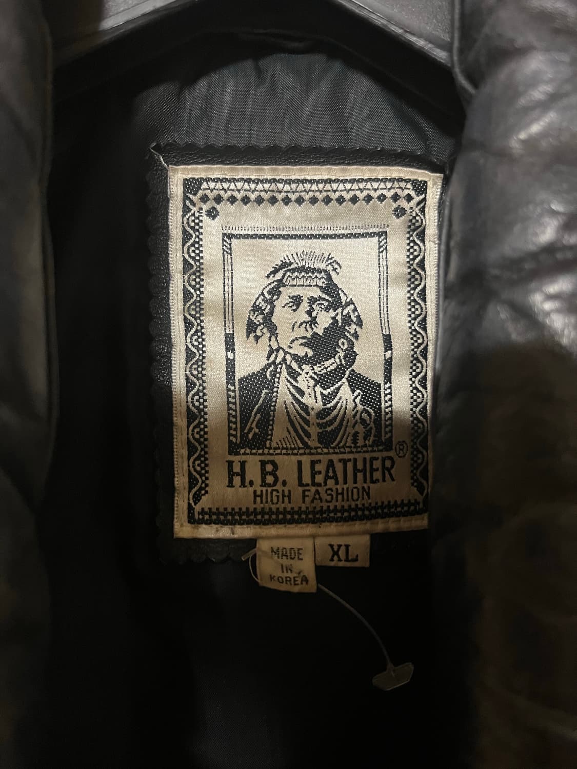 H.B. LEATHER 가죽 조끼 XL 상품이미지3