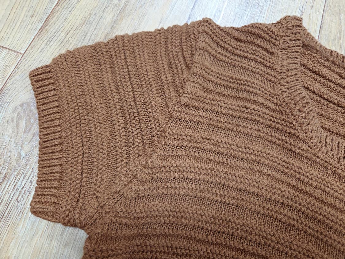 데일리주드(DAILYJUD) 브라운 가디건&니트탑 55-66 새상품 상품이미지4