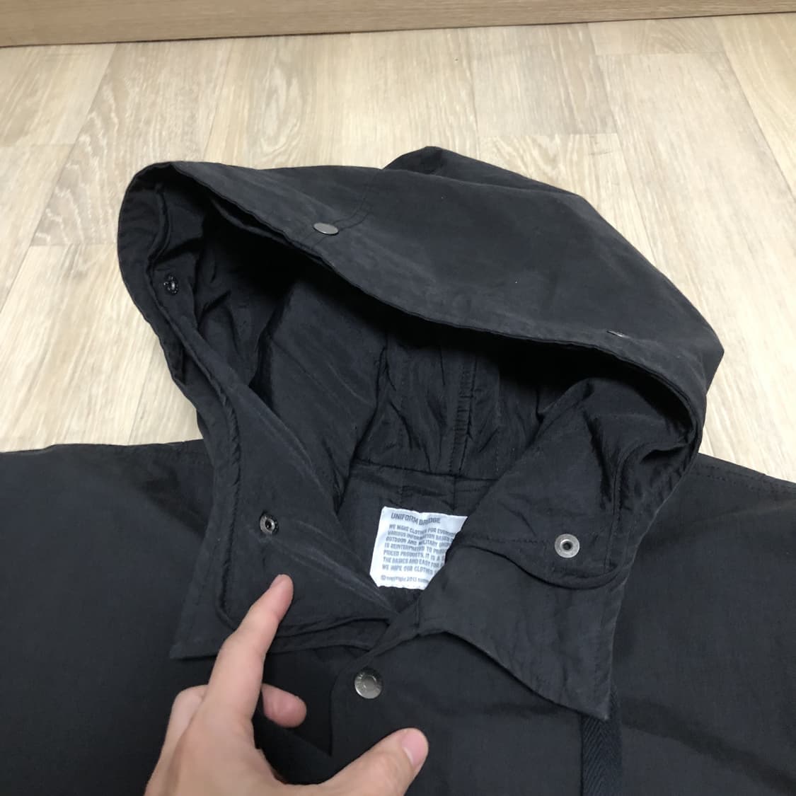 (L) 유니폼브릿지 22 FW M-47 밀리터리파카 블랙 M47 상품이미지7