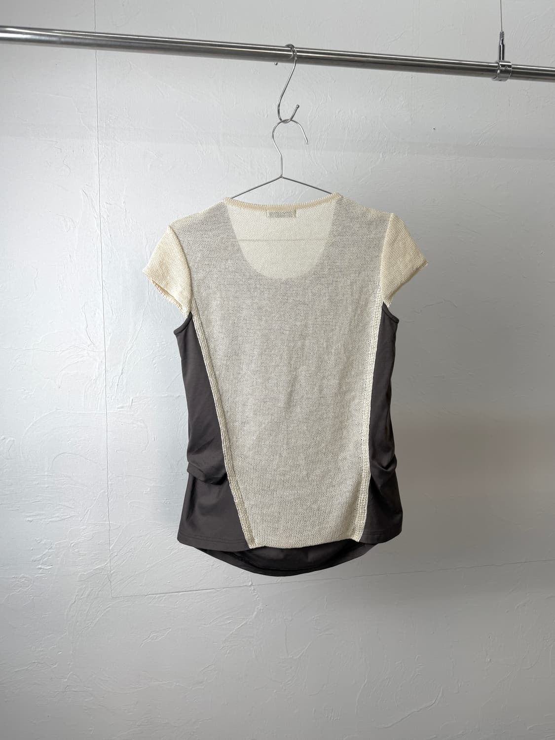 싱크로 크로싱즈 믹스드 셔링 티셔츠 상품이미지5