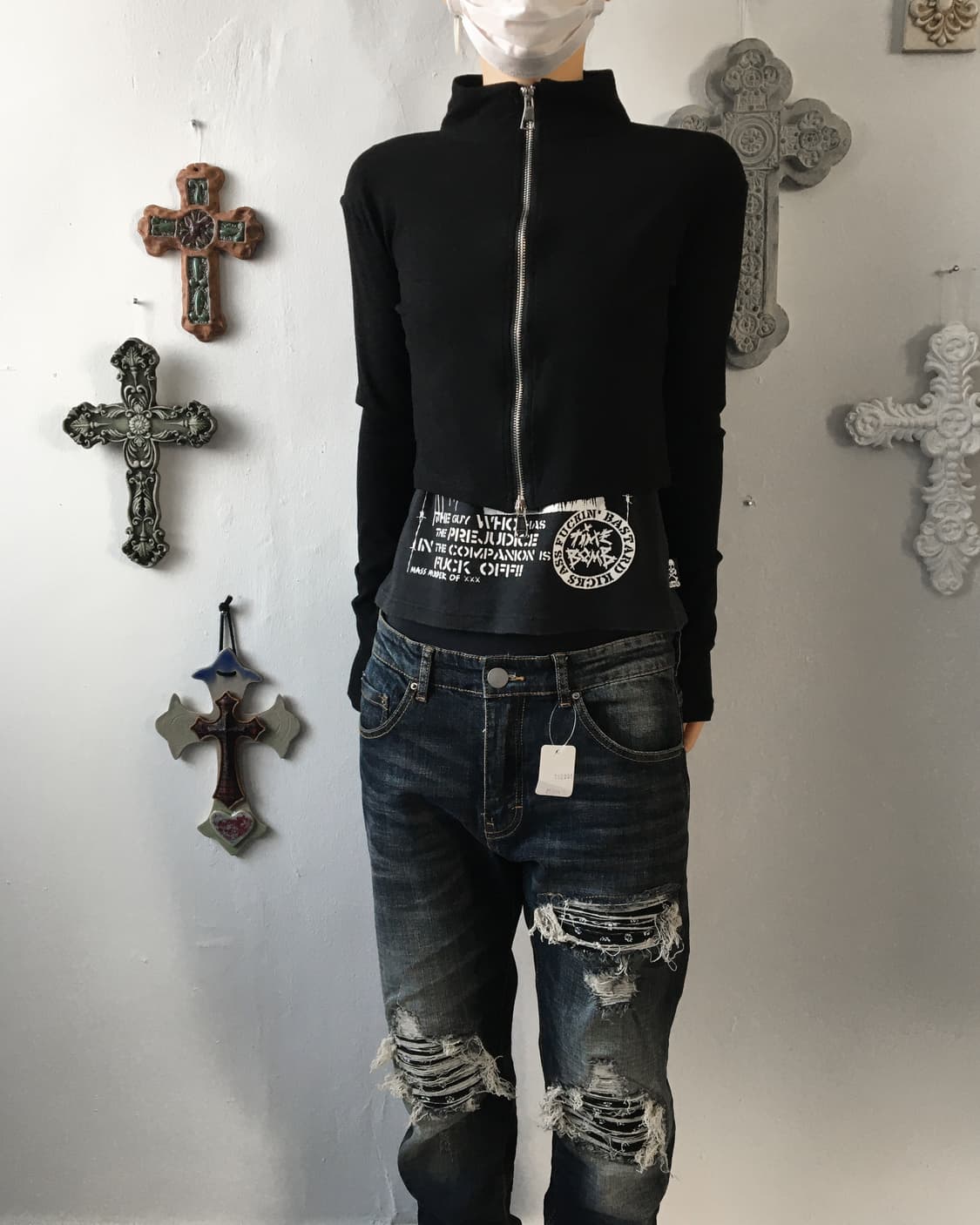 high neck zip up 상품이미지6