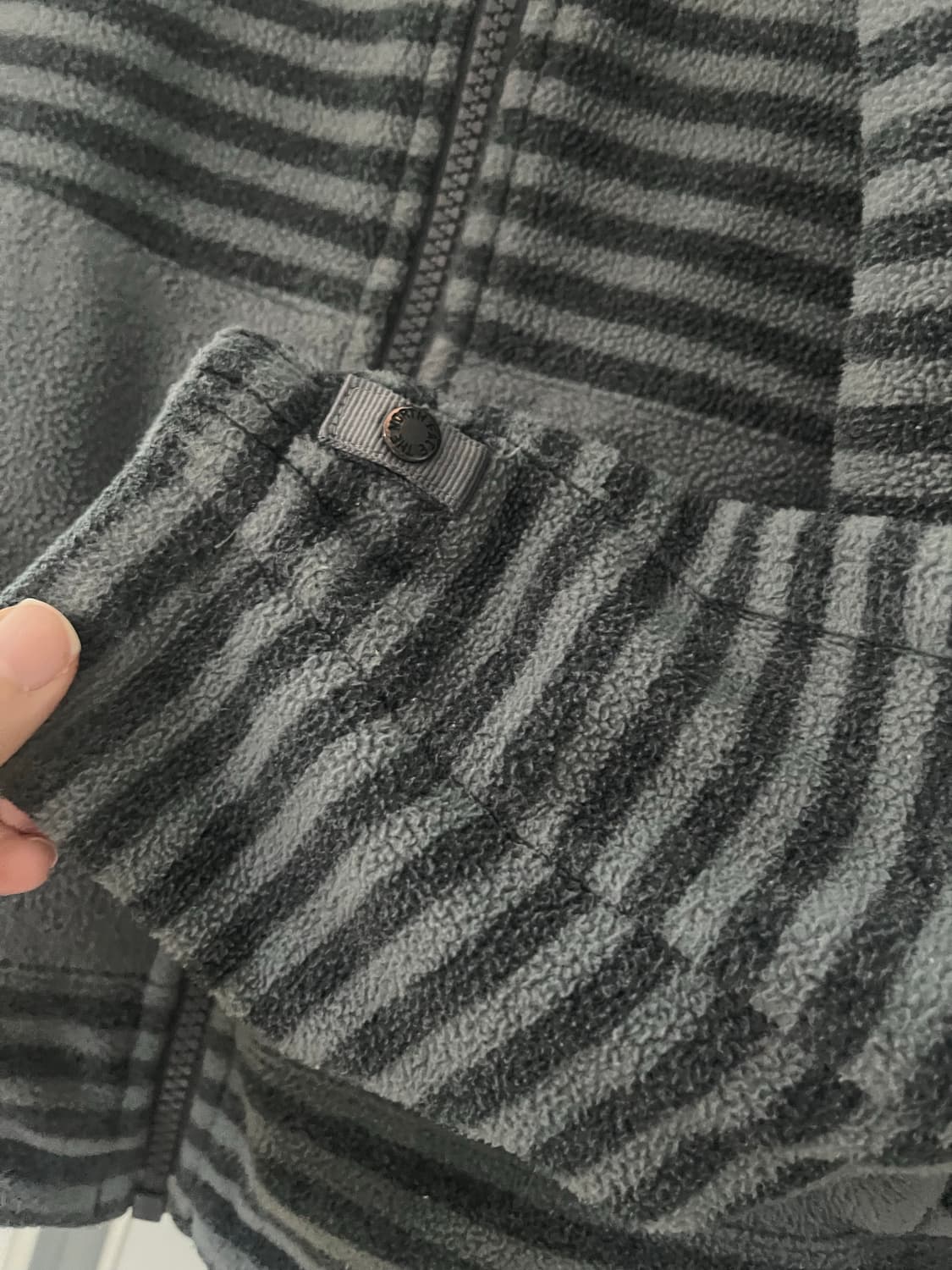 노스페이스 스트라이프 후리스 자켓 상품이미지3