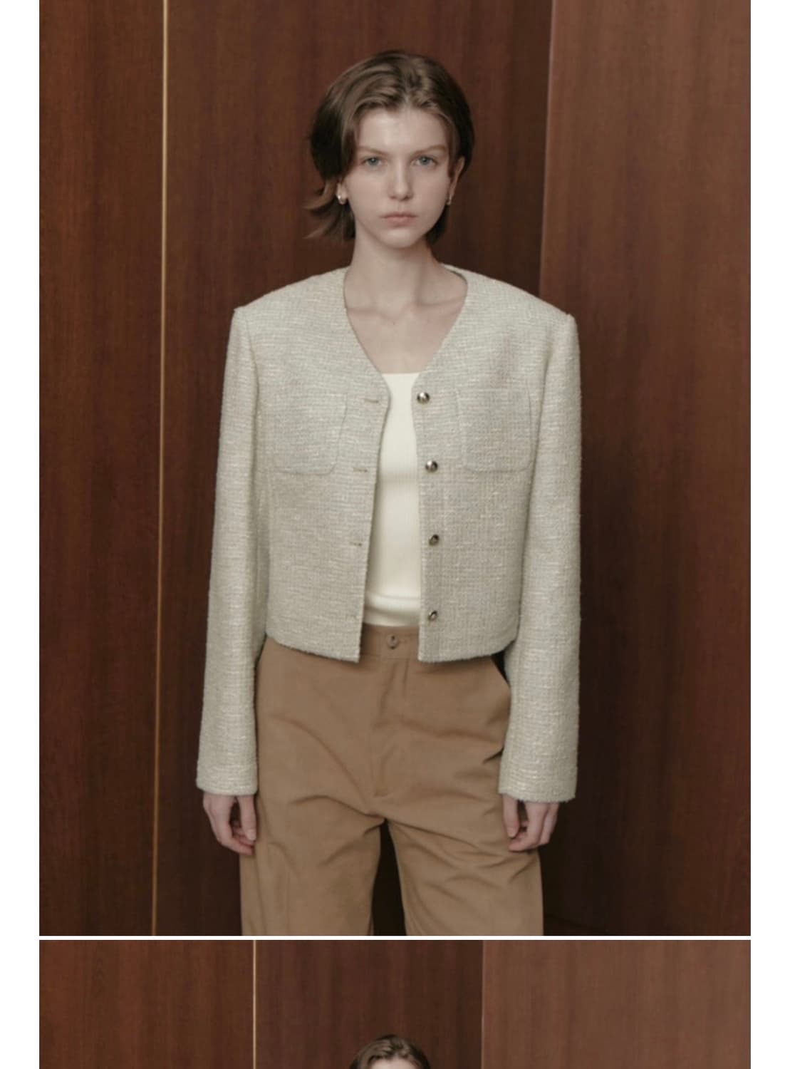 GED 벨라 트위드 자켓 s사이즈 상품이미지2