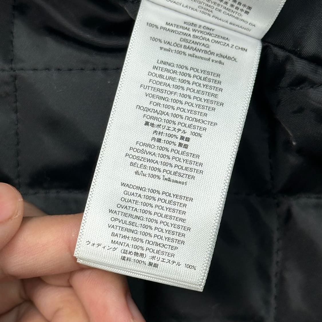 MICHAEL KORS 레더믹스 슬리브 자켓 XS 상품이미지8