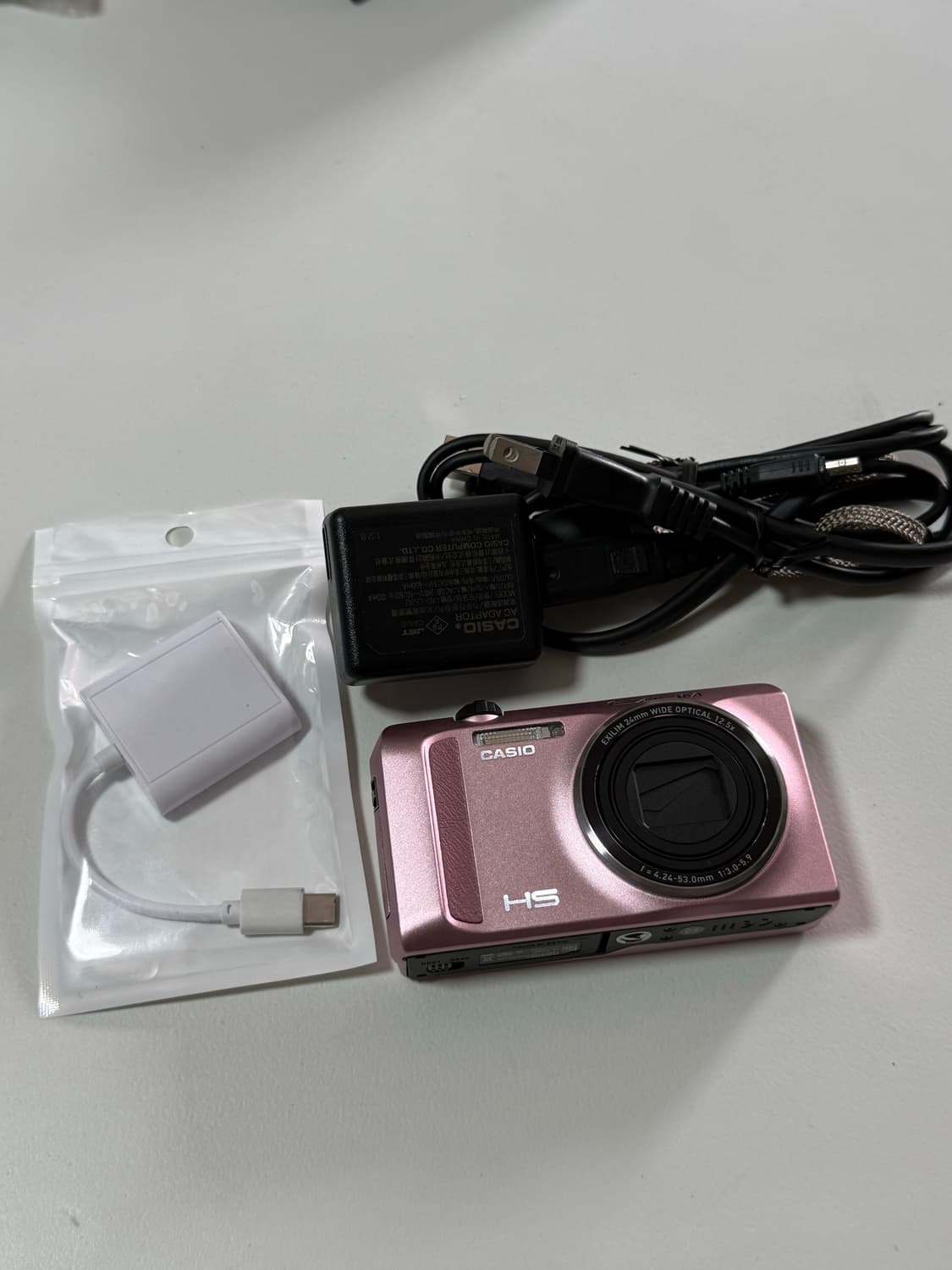예쁜 핑크빛  핑크 디카 카시오 엑슬림 ex-zr400 상품이미지4