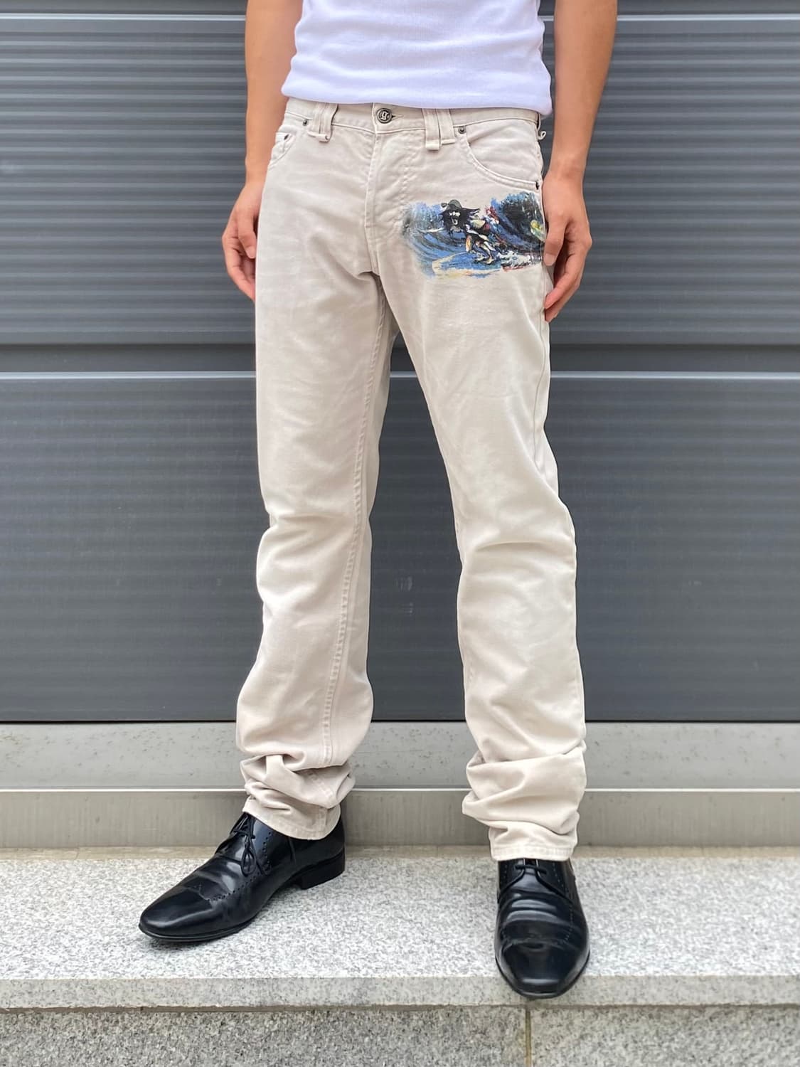 John Galliano 00s 서퍼맨 데님 팬츠 상품이미지3