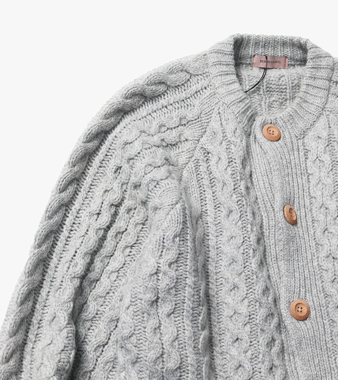BEAMS LIGHTS - MONGOL WOOL CARDIGAN 상품이미지4