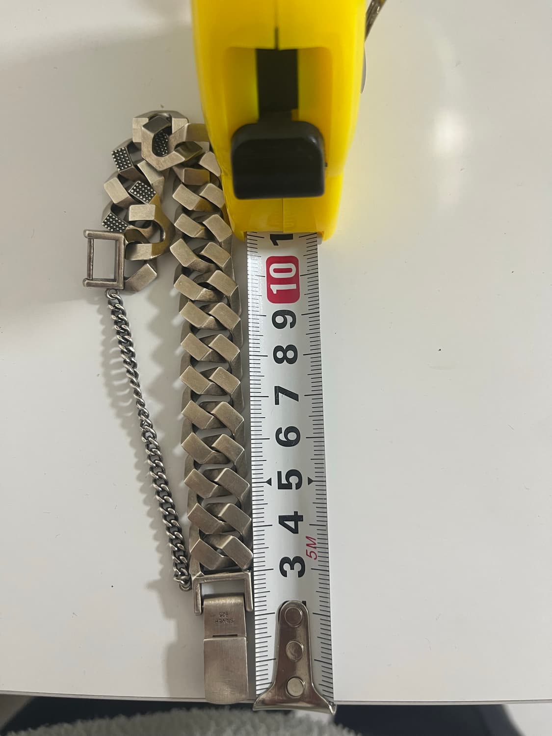 925스털링실버 8각체인 리버시블 은팔찌 상품이미지3