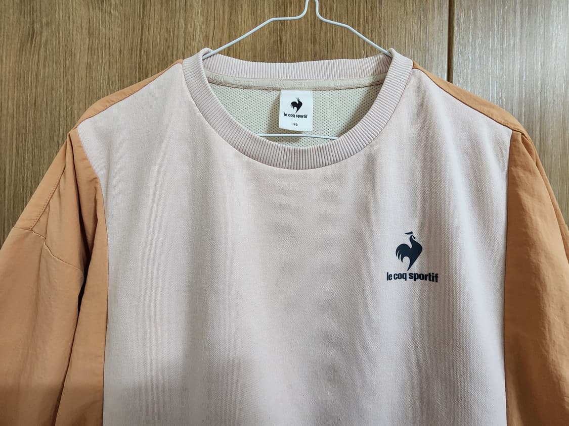 (95)르꼬끄 공용 우븐 믹스 맨투맨  상품이미지3