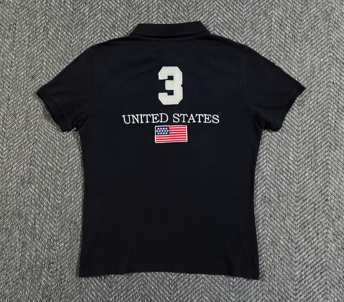 폴로 랄프로렌 치프키프 USA 성조기 빅포니 카라 반팔티 상품이미지2