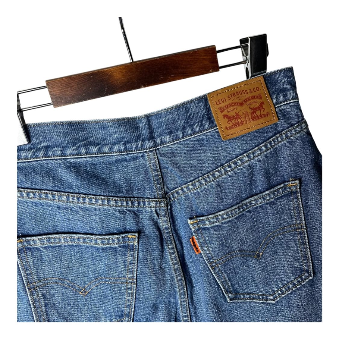 [Levi's] 리바이스 오렌지탭 집업 데님 스커트 상품이미지3